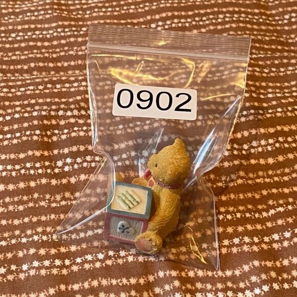 Vintage 1995 Priscilla Hillman G Alphabet Bear Cherished Teddies - Picture 4 of 4